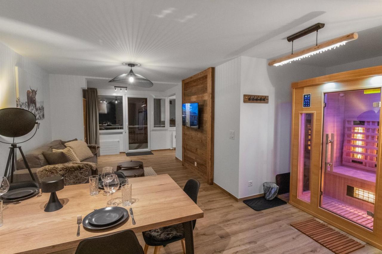 Appartement Renove Avec Vue Panoramique Et Sauna Saas-Fee Exterior photo