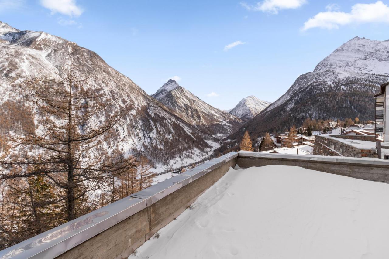 Appartement Renove Avec Vue Panoramique Et Sauna Saas-Fee Exterior photo